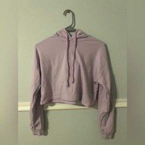 Cropper purple hoodie. Size small.